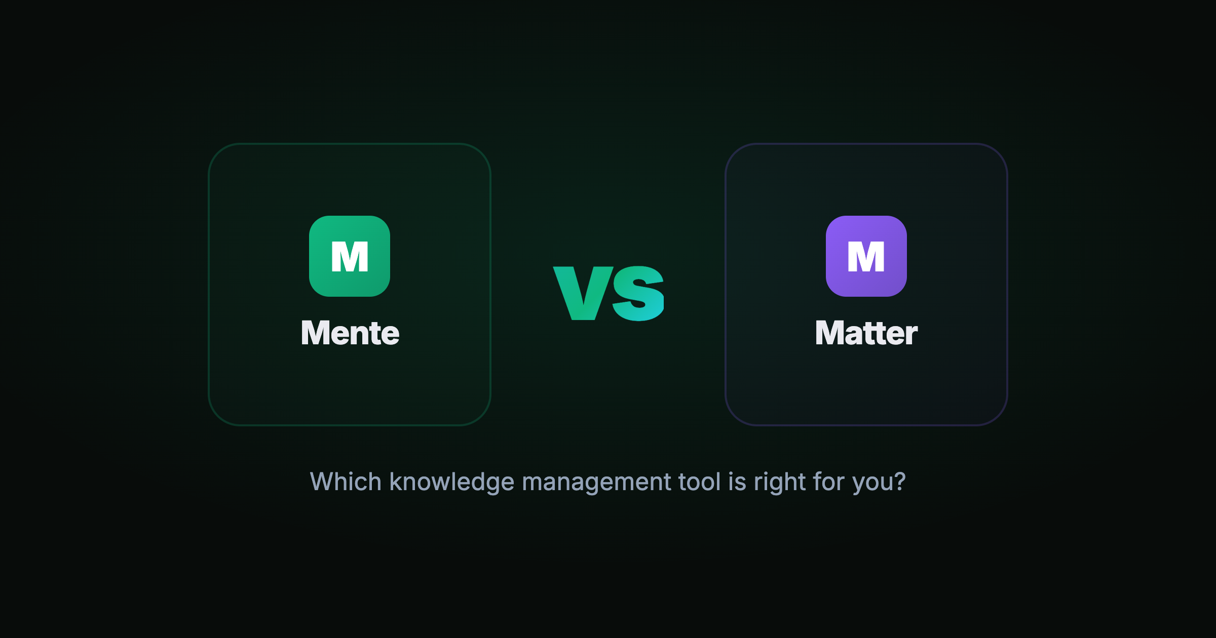 Mente vs Matter